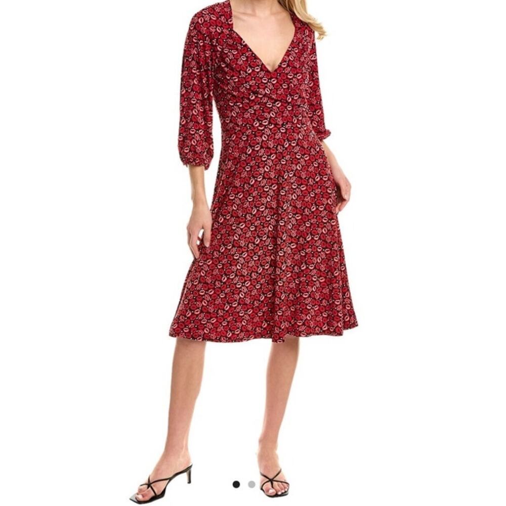 Leota dress Lipstick Lips Surplice Plus size 3X